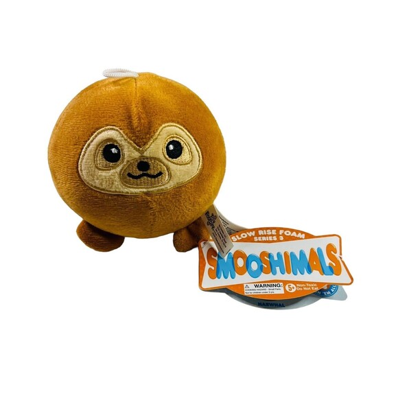 Smooshimals Sloth Plush Series 3 Slow Rise Foam Stuffed Animal Toy Factory 4” - Picture 2 of 7